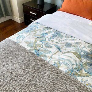 Pottery Barn - Sydney Palampore Queen Duvet Cover - Organic Cotton Cover Floral